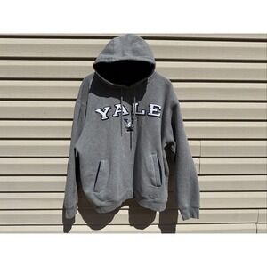 Vintage Yale Bulldogs Champs Tag Mens Sweater XLarge Gray  Old Logo 90s